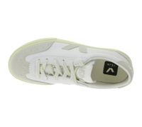 VEJA Volley Herren und Damen Sneakers Laufsohle aus Naturkautschuk Echtleder-Schuhe Weiß/Grau VEJA Volley Herren und Damen Sneakers Laufsohle aus Naturkautschuk Echtleder-Schuhe Weiß/Grau