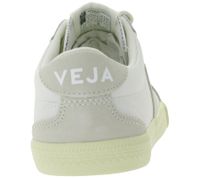VEJA Volley Herren und Damen Sneakers Laufsohle aus Naturkautschuk Echtleder-Schuhe Weiß/Grau VEJA Volley Herren und Damen Sneakers Laufsohle aus Naturkautschuk Echtleder-Schuhe Weiß/Grau