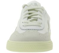 VEJA Volley Herren und Damen Sneakers Laufsohle aus Naturkautschuk Echtleder-Schuhe Weiß/Grau VEJA Volley Herren und Damen Sneakers Laufsohle aus Naturkautschuk Echtleder-Schuhe Weiß/Grau