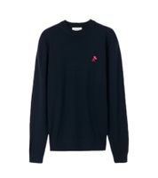 Felpa in maglia da uomo Libertine Voleur - Maglione elegante, comodo e morbido - Blu navy