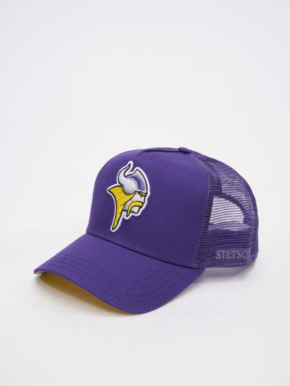 Gorra de camionero morada de los Vienna Vikings de la Liga Europea de Fútbol