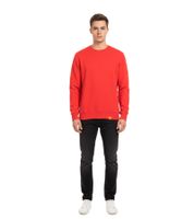 Aspesi Felpa Mod. AY40 Sweatshirt für Damen & Herren bequeme Passform hochwertiges Material stylisches Design Orange