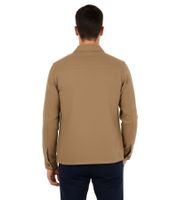 Aspesi Camicia Utility Uomo in Twill Herren-Hemd Overshirt aus Baumwoll-Twill im Cammello