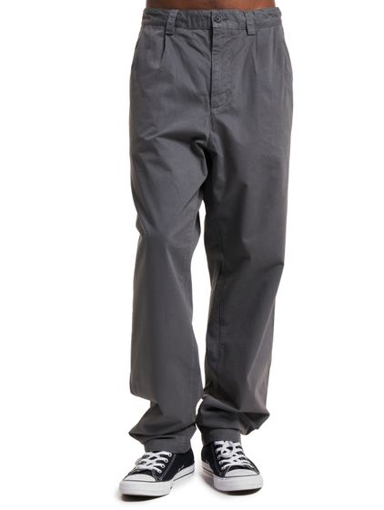 ASPESI Pantalone Cadmio Herren Chino Hose Slim Fit Business Hose aus Baumwolle Italienisches Design, Elegant & Vielseitig 85357 Grau