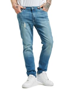 Wrangler Straight Fit Jeans Blau Denim blau