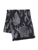 roberto cavalli scarf black/gray roberto cavalli scarf black/gray