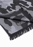roberto cavalli scarf black/gray roberto cavalli scarf black/gray