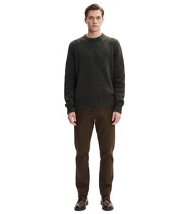 A.P.C. Pull Fred Herren Sweatshirt Eleganter Rundhalsausschnitt mit cleanem modernem Schnitt Militär-Khaki
