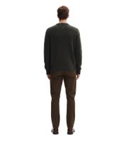 A.P.C. Pull Fred Herren Sweatshirt Eleganter Rundhalsausschnitt mit cleanem modernem Schnitt Militär-Khaki