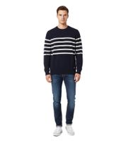 A.P.C. Pull Maceo Herren Sweatshirt Elegantes Casual-Sweatshirt im minimalistischen Design Dunkelmarine