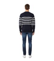 A.P.C. Pull Maceo Herren Sweatshirt Elegantes Casual-Sweatshirt im minimalistischen Design Dunkelmarine