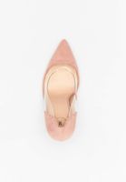 Missguided Pumps mit Perspex-Besatz in Rosa