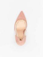 Missguided Pumps mit Perspex-Besatz in Rosa