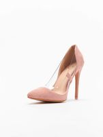 Missguided Pumps mit Perspex-Besatz in Rosa