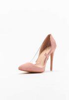 Missguided Pumps mit Perspex-Besatz in Rosa