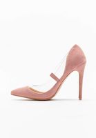 Missguided Pumps mit Perspex-Besatz in Rosa