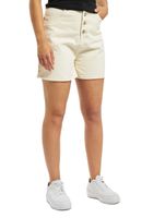 Missguided button-front shorts in white
