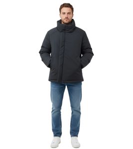 Arys Prevalence Herren Übergangsjacke mit integrierter Notfallkapuze Outdoor-Jacke Raven