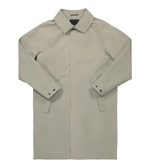ARYS Herren Übergangsparka wasserabweisende Mantel Outdoor-Jacke Graugrün