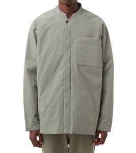 ARYS Herren Padded Longsleeve wasserabweisende Alltags-Jacke Graugrün