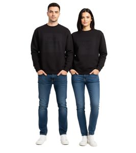 Opening Ceremony Unisex Logo Box Sweatshirt im modernen Design für Damen & Herren Schwarz