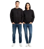 Opening Ceremony Unisex Logo Box Sweatshirt im modernen Design für Damen & Herren Schwarz