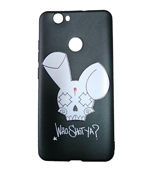 WHO SHOT YA? Bunny Logo Huawei Handyhülle schwarz NOVA