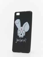 WHO SHOT YA? Bunny Logo Huawei Phone Case Black P10