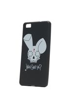 WHO SHOT YA? Bunny Logo Huawei Phone Case Black P10
