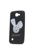WHO SHOT YA? Rabbit Logo LG K10 Case Black