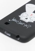 WHO SHOT YA? Rabbit Logo LG K10 Case Black