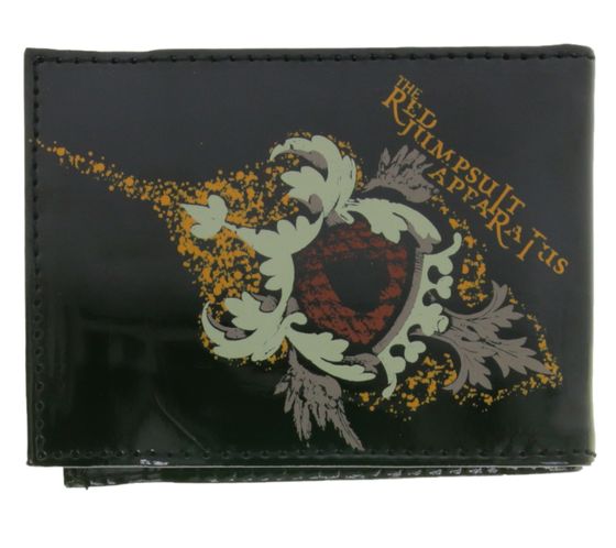 LE RED JUMPSUIT APFARATUS Portefeuille élégant à bande avec un motif gothique saisissant LW110839RJA Noir/Rouge/Orange