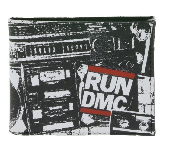 Portefeuille élégant RUN DMC avec motif gothique accrocheur LW112063DMC Noir/Rouge/Blanc