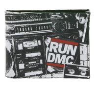 Cartera elegante de la banda RUN DMC con un llamativo motivo gótico LW112063DMC Negro/Rojo/Blanco
