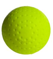 6er Pack SCOOP X-Treme Hockey Street-Balls mit Dimple-Design Hockeyball Sport-Ausrüstung NI266446 Neon-Gelb