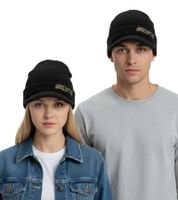 Casquette unisexe Fall Out Boy avec broderie « Fall Out Boy », bonnet à visière, bonnet tricoté, KC103261FOB, noir