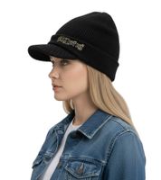 Casquette unisexe Fall Out Boy avec broderie « Fall Out Boy », bonnet à visière, bonnet tricoté, KC103261FOB, noir