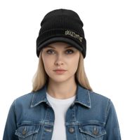 Casquette unisexe Fall Out Boy avec broderie « Fall Out Boy », bonnet à visière, bonnet tricoté, KC103261FOB, noir