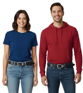 Cinturón HIM Rock Band para hombre o mujer, talla única, 100 cm, elegante cinturón casual, BT110925HIM4, negro/gris Cinturón HIM Rock Band para hombre o mujer, talla única, 100 cm, elegante cinturón casual, BT110925HIM4, negro/gris