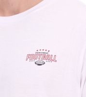 2er Pack U.S. SPORT AMERICA Herren T-Shirt Basic Baumwoll-Shirt Rundhals-Shirt Kurzarm Blau/Weiß