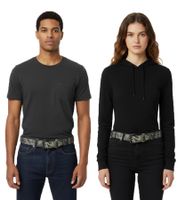 Ceinture Lamb of God en métal pour homme ou femme, taille unique, 95 cm, ceinture décontractée ajustable, BT106477LOG3, gris/noir