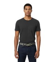 Ceinture Lamb of God en métal pour homme ou femme, taille unique, 95 cm, ceinture décontractée ajustable, BT106477LOG3, gris/noir