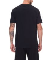 2er Pack U.S. SPORT AMERICA Herren T-Shirt Basic Baumwoll-Shirt Rundhals-Shirt Kurzarm Blau/Schwarz