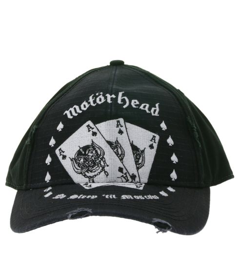 Motorhead Trucker-Cap stylische Baseball-Cap Baumwoll-Cap Fan-Artikel TC110387MTR Schwarz/Weiß