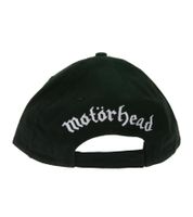 Motorhead Cap stylische Baseball-Cap Baumwoll-Cap Fan-Artikel TC110387MTR Schwarz/Weiß