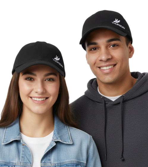 Thursday Unisex Post-Hardcore-Band Trucker-Cap Baseball-Cap mit Logo-Stickerei Fan-Mütze TC108495THU Schwarz