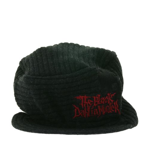 Casquette unisexe The Black Dahlia Murder avec logo, bonnet à visière, bonnet tricoté, KC107206BDM, noir