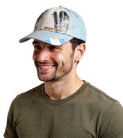 Gorra de béisbol unisex WORLDCUP LEGENDS con diseño de Argentina. Gorra de algodón con estampado de Diego Maradona. Visera curva con efecto desgastado. TC123029WCL Azul/Blanco