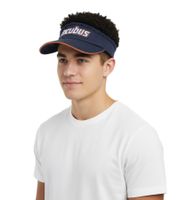 Incubes Unisex Visor Cap Rock Band with Embroidered Logo Cotton Cap Fan Hat 8823INC Dark Blue