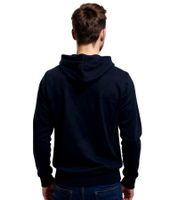 U.S. SPORT AMERICA Herren Hoodie mit Kapuze und großem Schriftzug Baumwoll-Hoodie Sommer-Pullover Freizeit-Hoodie Blau